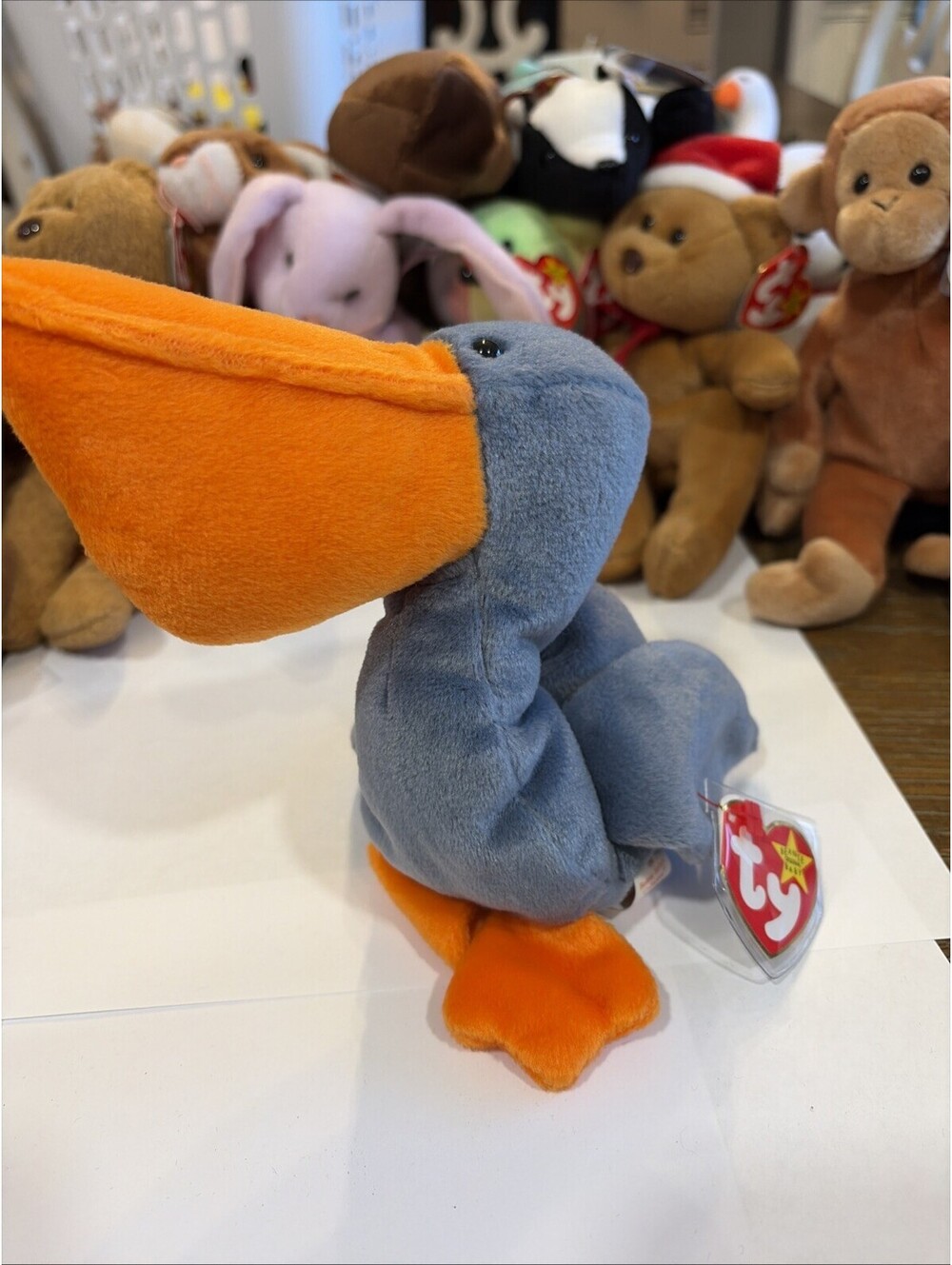 Ty Beanie Baby - SCOOP the Pelican (5.5 Inch) NEW MWMTs Plush Stuffed Animal Toy